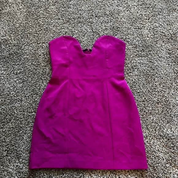 Zara Mini Dress hot pink fuchsia sexy - Picture 2 of 3